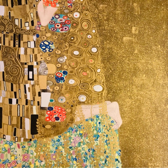 Print of the famous painting “The Kiss”by Austrian artist Gustav Klimt - Picture 6 of 11